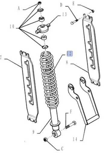 87655422 - пружина амортизатора