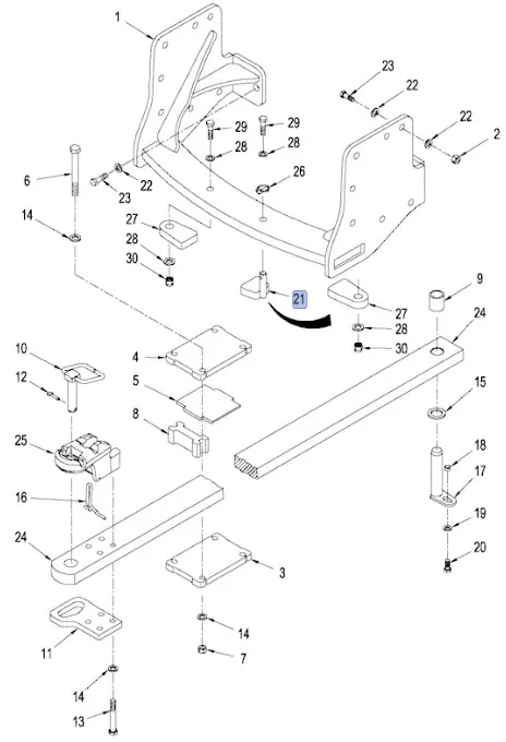 87655402 - Соединительный палец