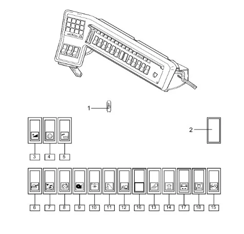 9850609 - Кнопочный переключатель